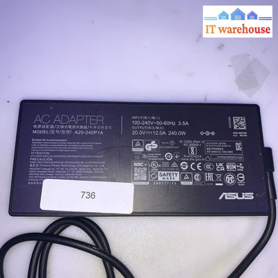 Ac Adapter 4 Asus Gv601Rw-Xs96 Gv601Vv H7600 H7600Zm H7600Zw H7600Zx A20-240P1A