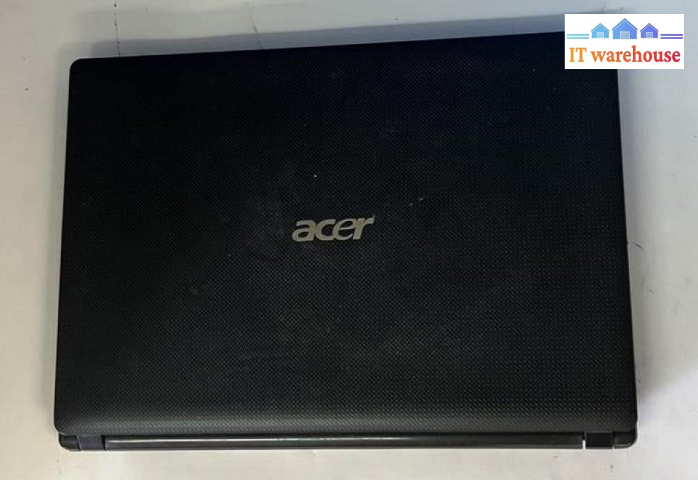 Acer Aspire 4750G 14’ Laptop Intel I3-2310M Cpu 4Gb Ram 160Gb Hdd (Bad Batt) ~