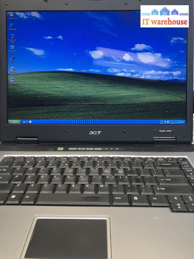 ~Acer Aspire 5040 15’ Amd Turion 64 Mobile 1.58Ghz 448Mb Ram 160Gb Win Xp Laptop