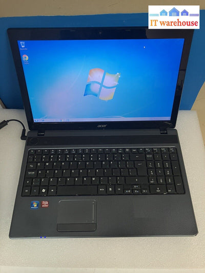 ~ Acer Aspire 5250 15.6’ Laptop Amd E-350 1.6Ghz 4Gb Ram 600Gb Hdd Windows 7