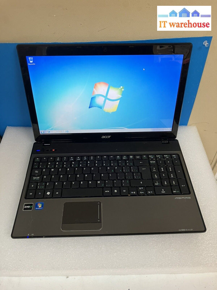 ~ Acer Aspire 5251 15.6’ Laptop Amd V120 2.2Ghz Cpu 3Gb Ram 250Gb Hdd Windows 7