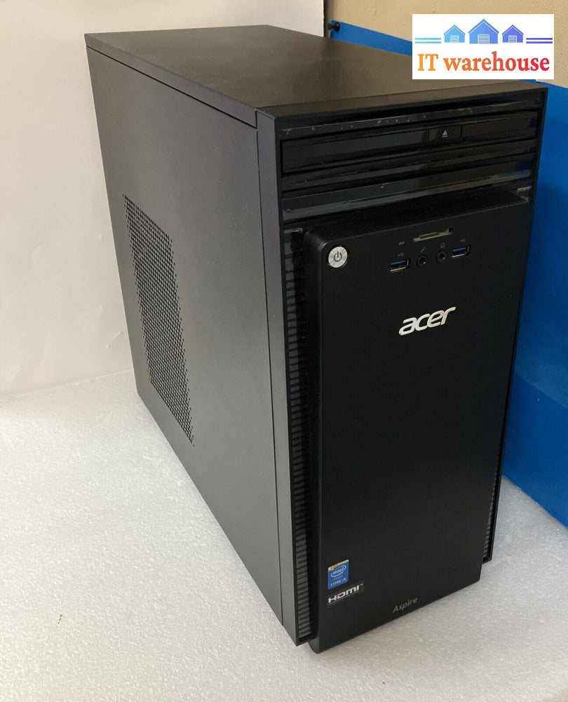 Acer Aspire Tc-705 Desktop Intel I5-4460 Cpu 8Gb Ram / 1Tb Hdd Wi-Fi Win10 ~