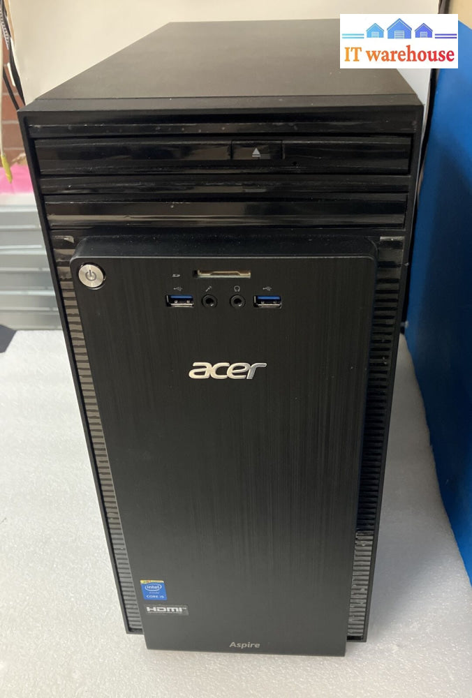 Acer Aspire Tc-705 Desktop Intel I5-4460 Cpu 8Gb Ram / 1Tb Hdd Wi-Fi Win10 ~