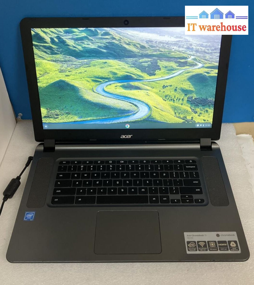 Acer Cb3-532 N15Q9 15’ Chromebook Celeron N3060 Cpu 2Gb Ram 16Gb Emmc (Read) ~