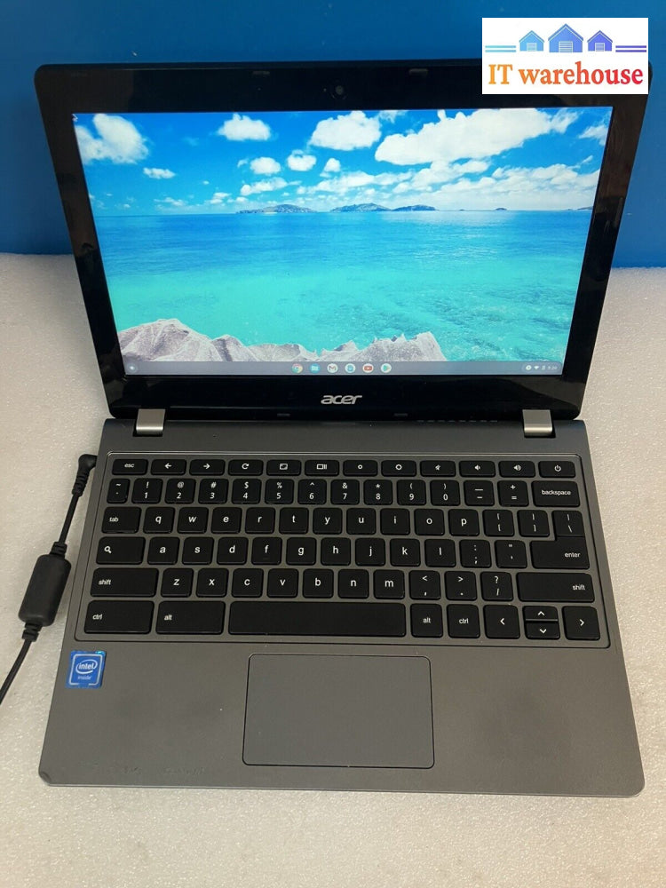 ~ Acer Chromebook C740 Zhn Celeron 3125U 1.7Ghz 4Gb Ram 16Gb Ssd (No Adapter)