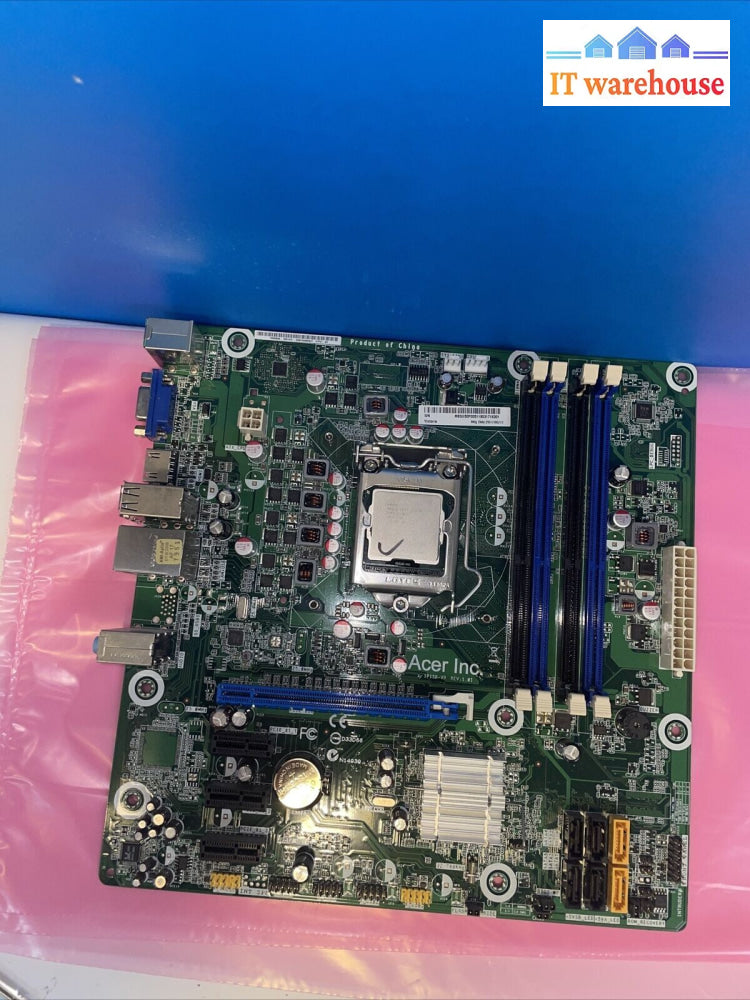 Acer Ipisb-Vr Lga 1155/Socket H2 Ddr3 Sdram Desktop Motherboard + Cpu