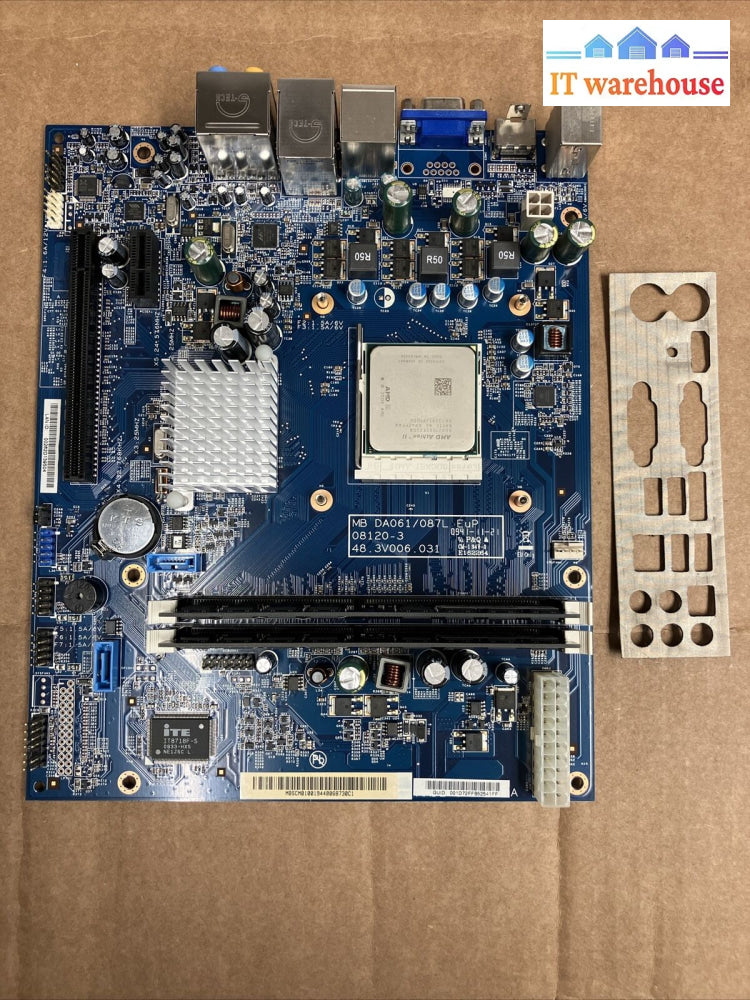 Acer Mb Da061/087L Eup 08120-3 Motherboard + Amd Cpu 2X2Gb Ram