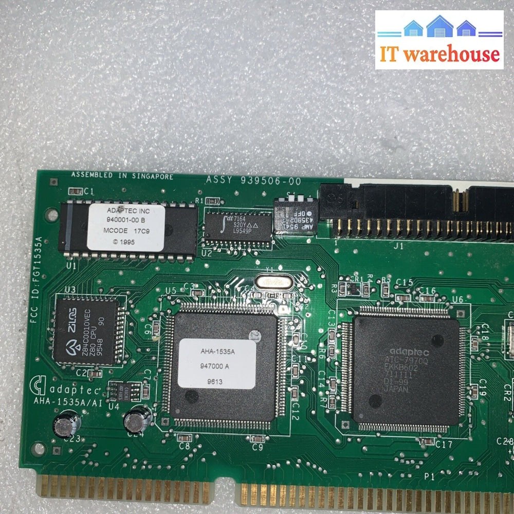 Adaptec Aha-1535A/Ai Isa Scsi Controller Card 939506-00