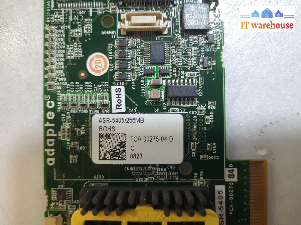 - Adaptec Asr-5405 256Mb Raid Controller Pcie Card With Cable