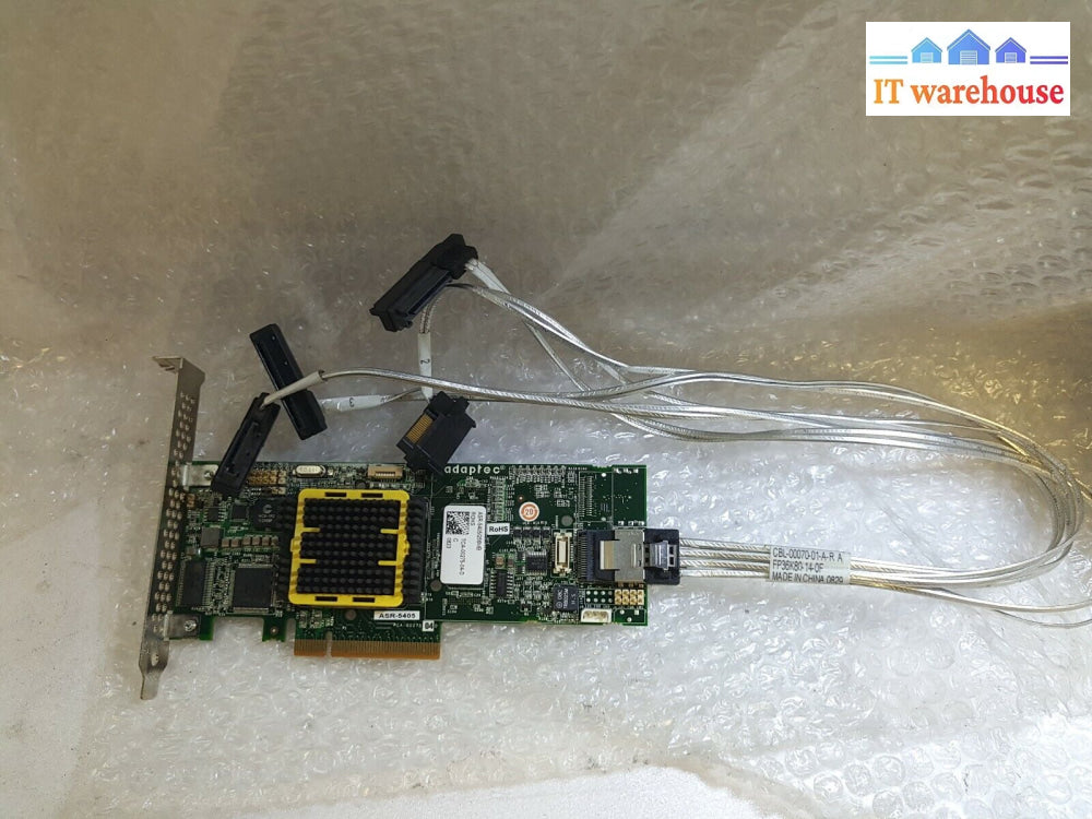 - Adaptec Asr-5405 256Mb Raid Controller Pcie Card With Cable