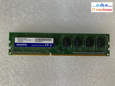 ~ Adata 8Gb 2Rx8 Pc3-12800U Ddr3-1600 El64C1C1624Z1 Desktop Dimm Memory Ram