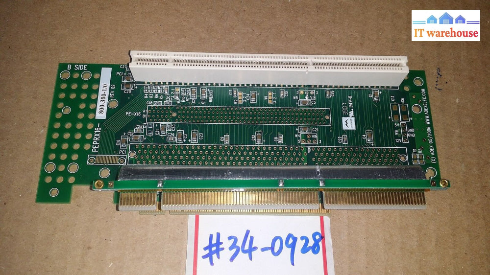 Adex Peprx16-800-300-1/0 64-Bit 1U Right Angle Riser