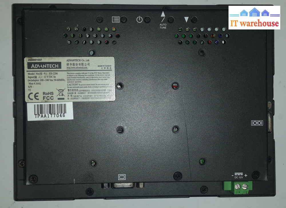 + Advantech Es-2206 Es2206 12Vdc 6.5’ Lcd (640 X 400)