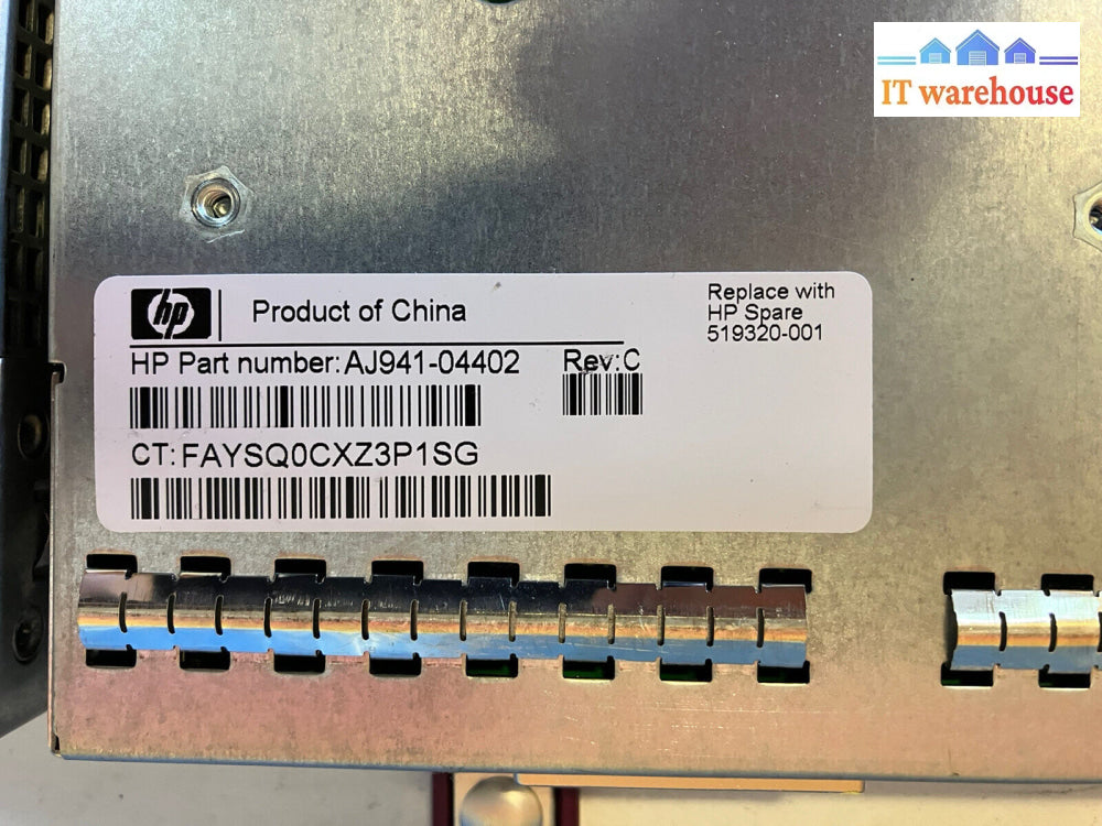 ~ Aj941-04402 Hp D2700 Sas I/O Module For Storageworks Card Module 519320-001