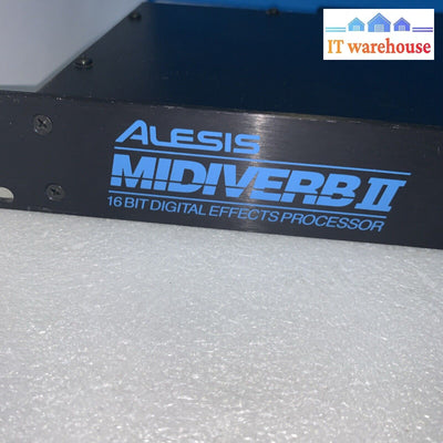 Alesis Midiverb Ii Rackmount Pro Audio 16-Bit Digital Effects Processor + Adapter