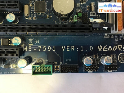 Alienware Aurora D01M Ms-7591 Ver 1.0 Motherboard W/ I/O Plate. (May Not Work)