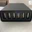 ~ Amazon Basics 60W 6-Port Charger Input 100-240V 50/60Hz - Output 5V 12A Max