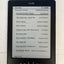 Amazon Kindle D01100 4Th-Gen Lightweight 6’’ Ebook Reader Wi-Fi Black ~