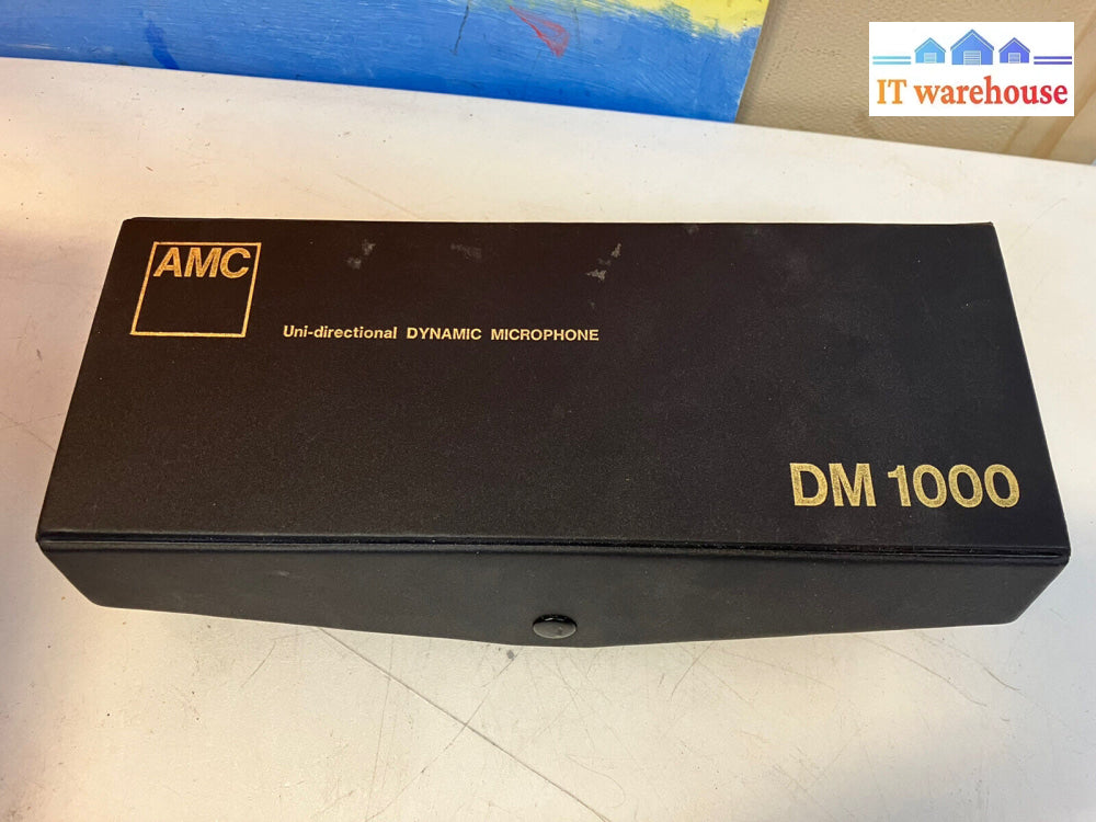 ~ Amc Dm-1000 Uni-Directional Dynamic Cardioid Microphone