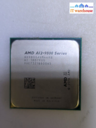 Amd A12-9800 Socket Am4 Cpu Processor 3.8Ghz 4-Core 8-Gpu 2M 65W Ad9800Au -