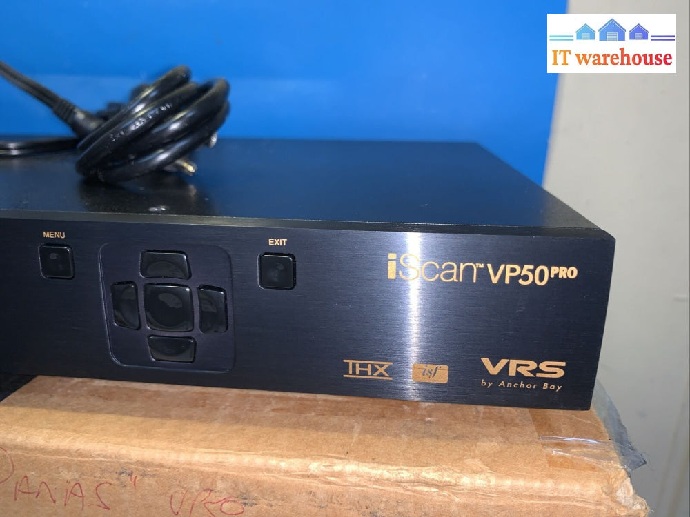 Anchor Bay’s Dvdo Iscan Vp50Pro High Definition Video Processor