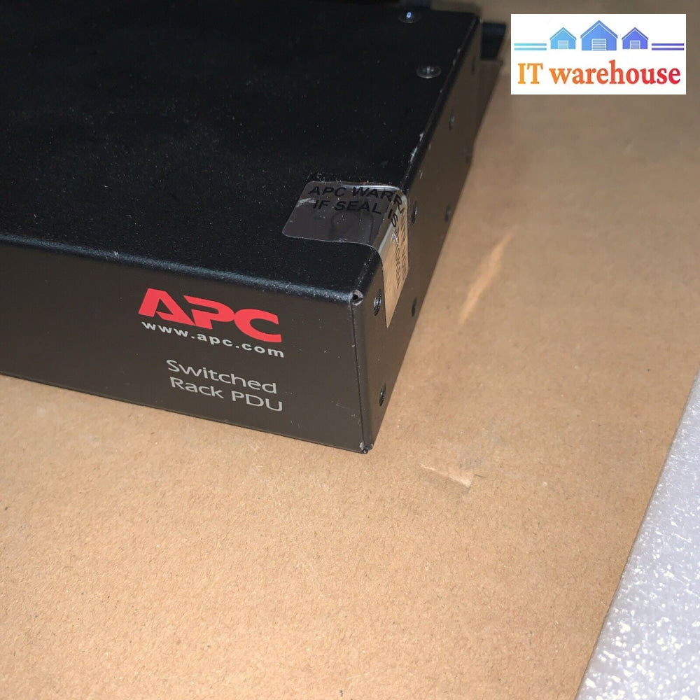 Apc Ap7900 1U 15A Metered Rack Pdu Power Distribution Unit 8 Outlets