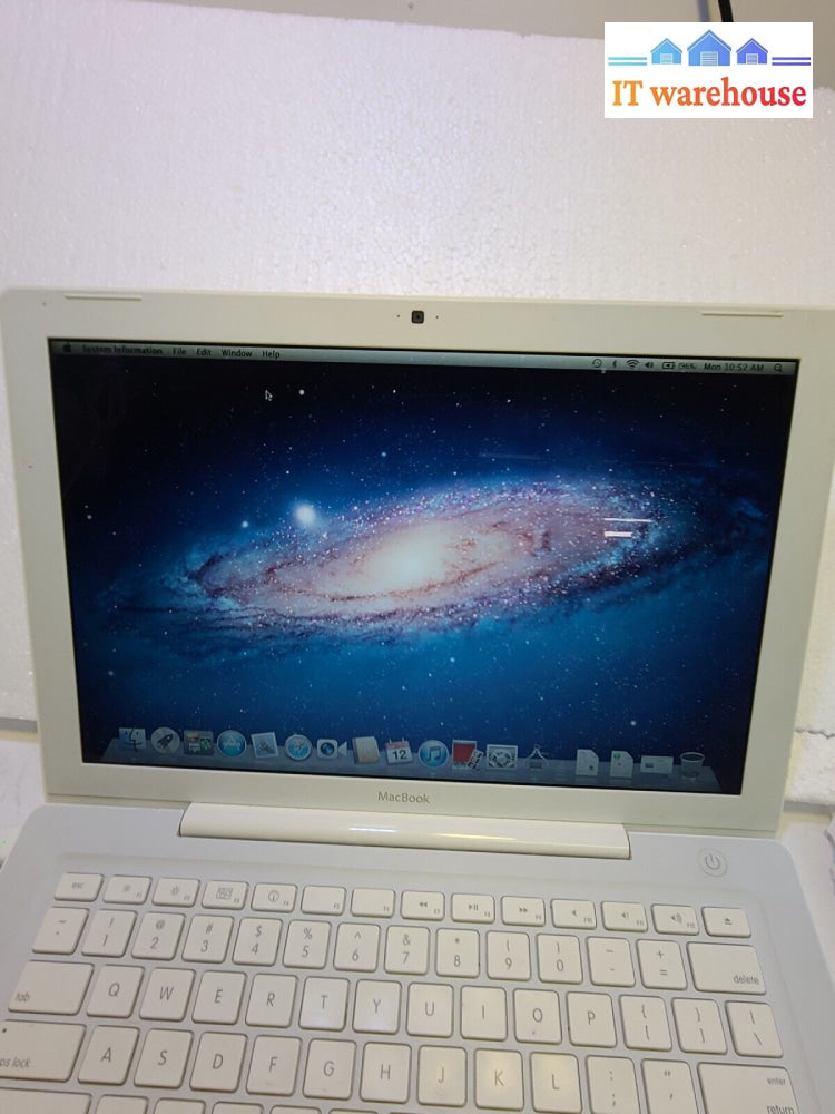 - Apple 13’ A1181 2007 Macbook C2D 2.0Ghz Cpu/2Gb Ram/80Gb Hdd / Lion 10.7