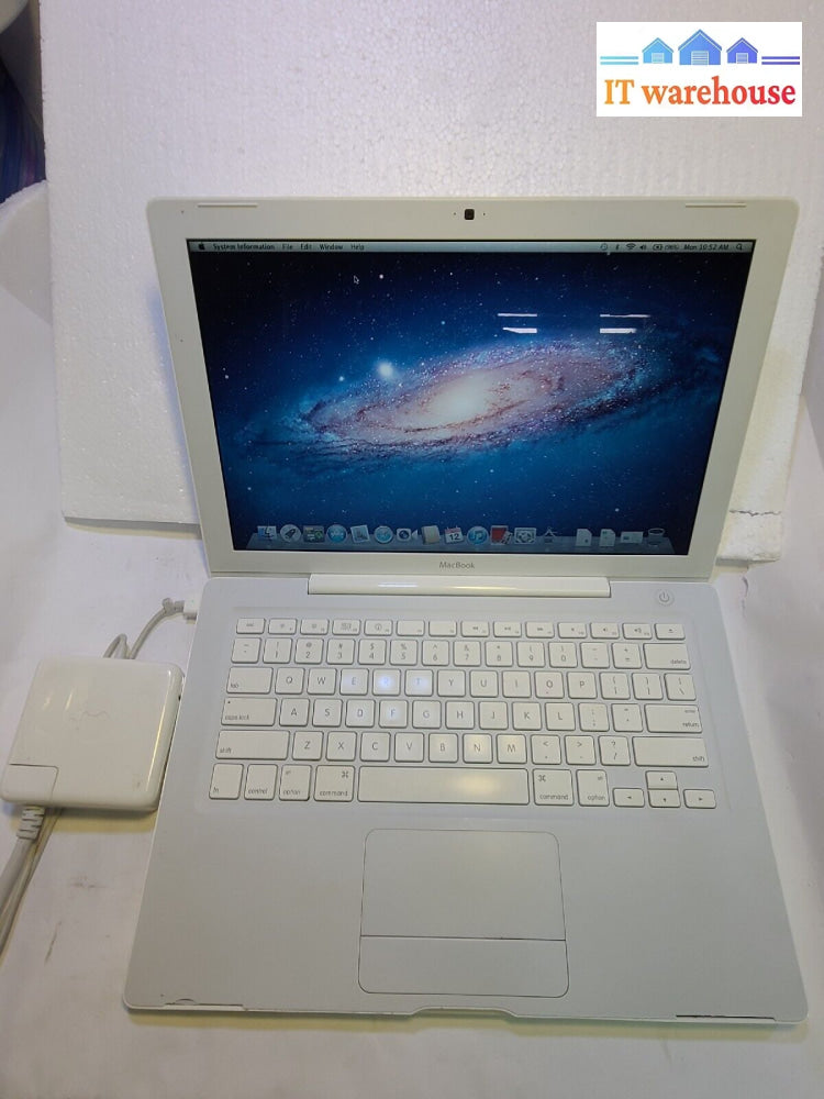 - Apple 13’ A1181 2007 Macbook C2D 2.0Ghz Cpu/2Gb Ram/80Gb Hdd / Lion 10.7