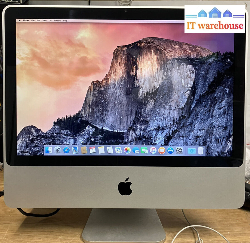 ~ Apple 20’ A1224 Imac Mid 2007 C2D 2. 4G Cpu 4Gb Ram 128Gb Ssd Os 10. 10.5