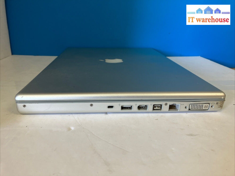 Apple A1260 Macbook Pro 2008 15’ Laptop C2D Cpu / 2Gb Ram 200Gb Hdd 10.11 ~