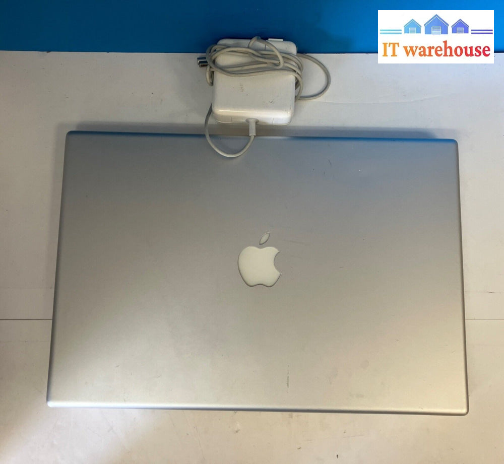 Apple A1260 Macbook Pro 2008 15’ Laptop C2D Cpu / 2Gb Ram 200Gb Hdd 10.11 ~