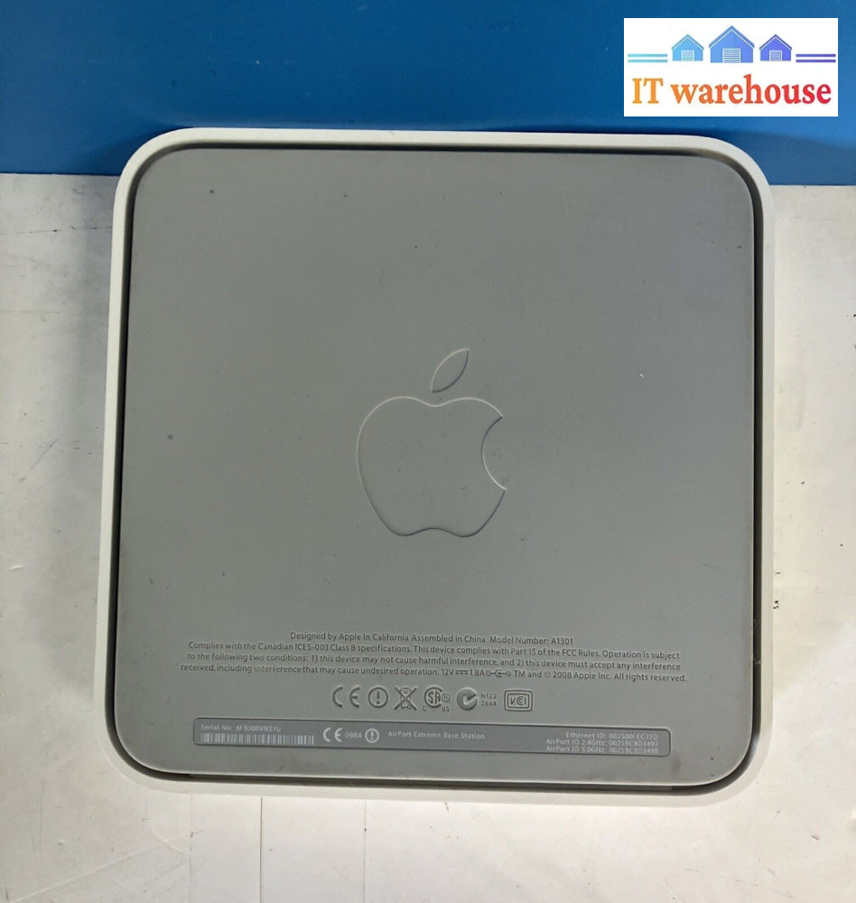 Apple Airport Extreme A1301 Wireless Router Wifi Extender Base Station With Ac ~