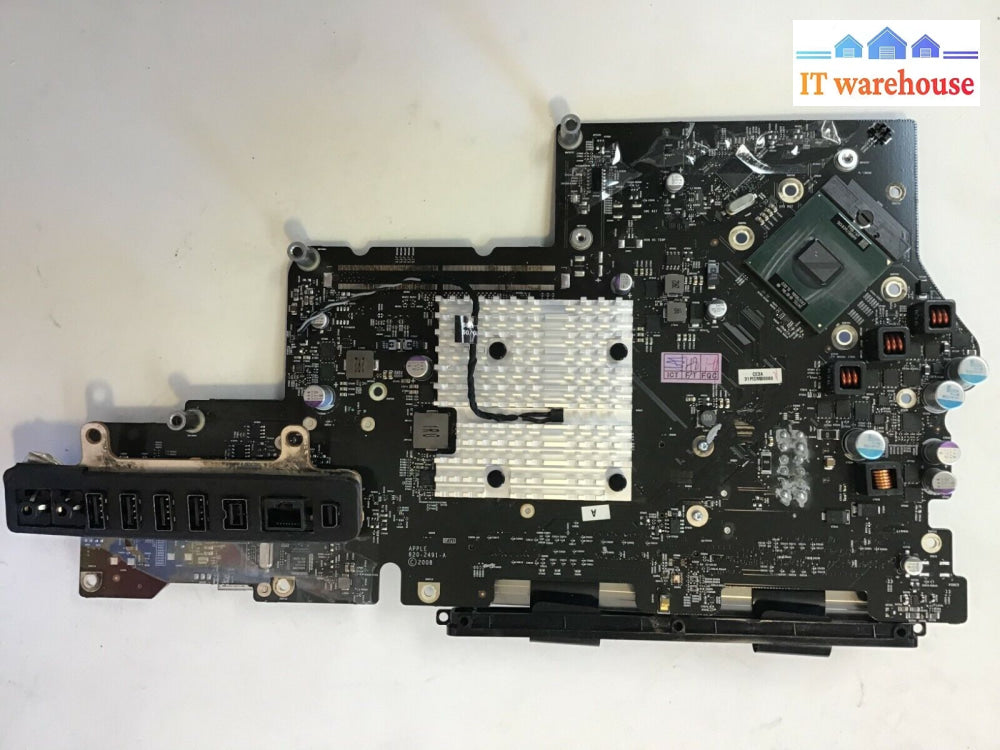 Apple Imac 24’Early 2009 A1225 Logic Board W/ C2D E8135 2.66Ghz 820-2491 Tested