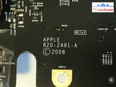 Apple Imac 24’Early 2009 A1225 Logic Board W/ C2D E8135 2.66Ghz 820-2491 Tested