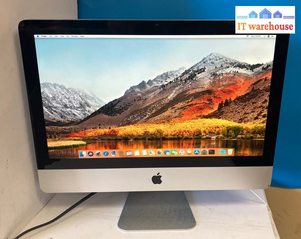 Apple Imac A1311 21.5’ Desktop Intel Core I5-2400S Cpu / 8Gb Ram 240Gb Ssd ~