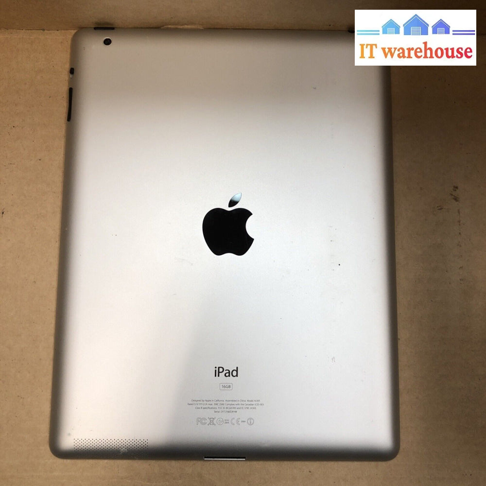 $ Apple Ipad 2 9.7’ A1395 16G