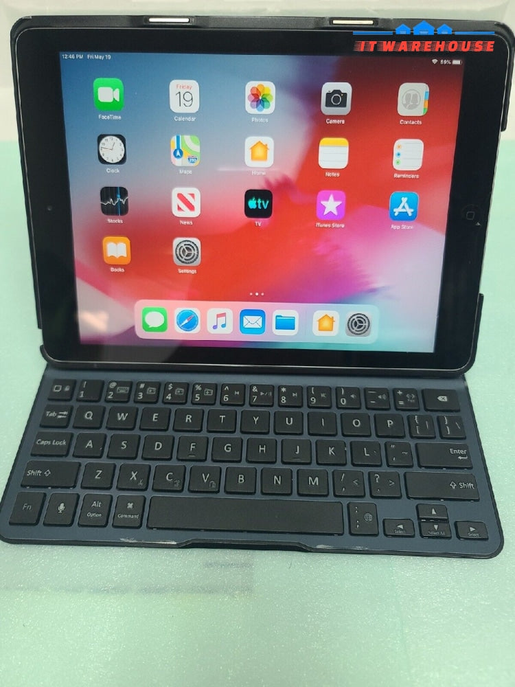 - Apple Ipad Air 2 32Gb 9.7 A1474 (Unlocked) Tablet With Bluetooth Keyboard