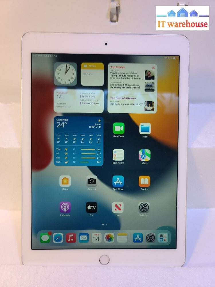 - Apple Ipad Air 2 9.7’ 64Gb Wifi A1566 Tablet Ios 15.7.5 (Bypass Read)