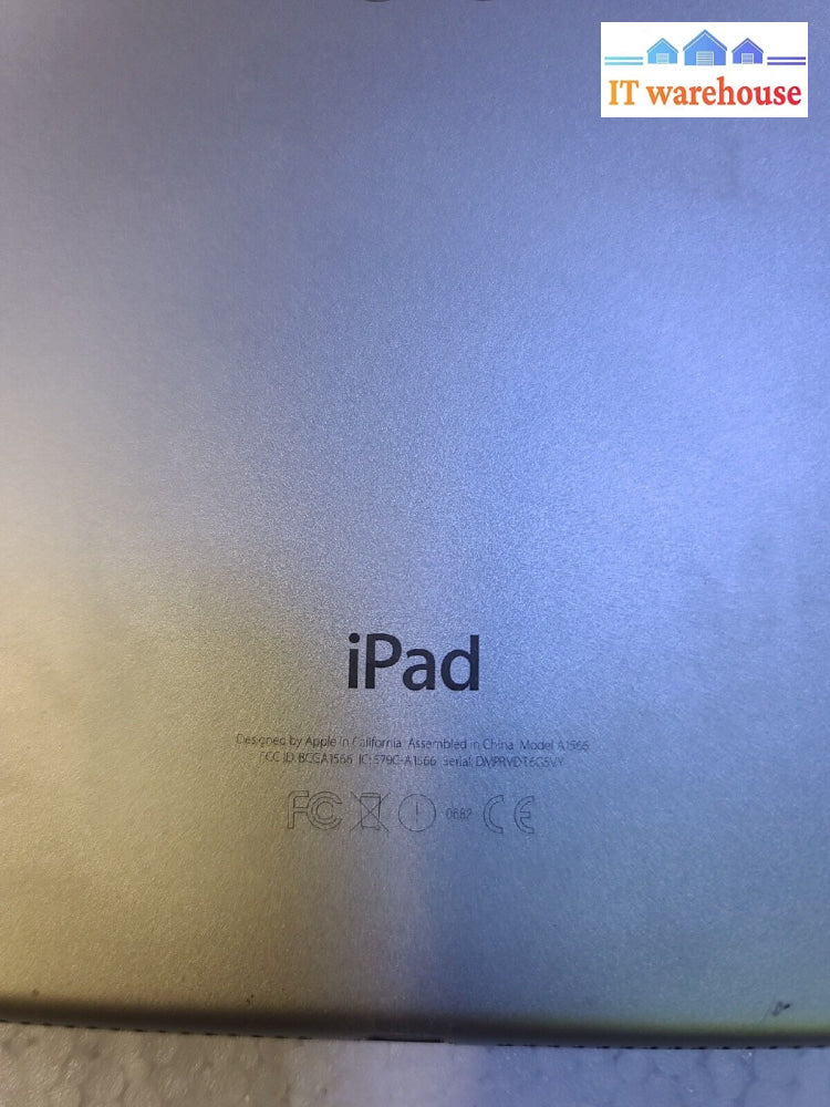 - Apple Ipad Air 2 9.7’ 64Gb Wifi A1566 Tablet Ios 15.7.5 (Bypass Read)