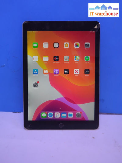 Apple Ipad Air 2 A1566 64Gb Wi-Fi - Cracked Screen/Lcd/Dents Still Works