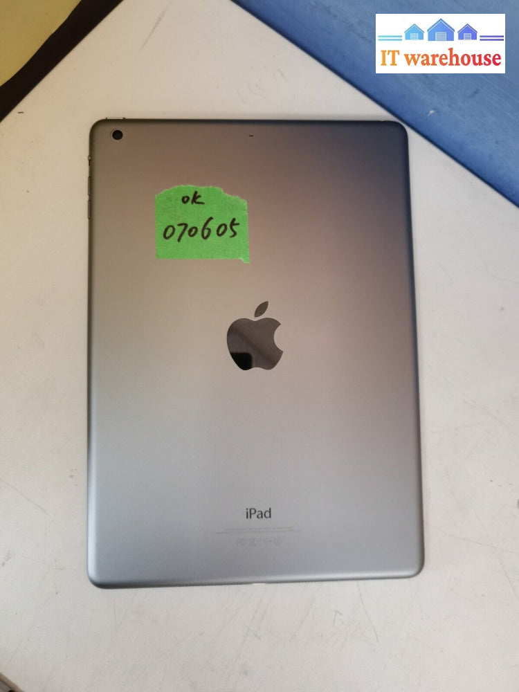 - Apple Ipad Air A1474 16Gb Space Gray 9.7’ (Display Problem For Parts)