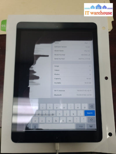 - Apple Ipad Air A1474 16Gb Space Gray 9.7’ (Display Problem For Parts)