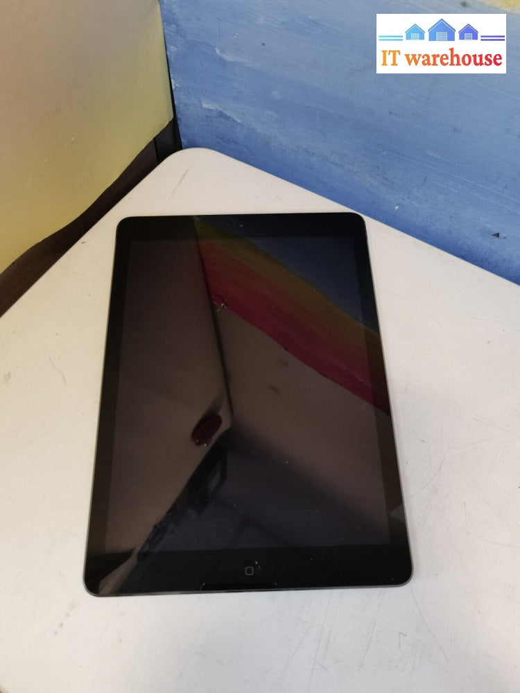 - Apple Ipad Air A1474 16Gb Space Gray 9.7’ (Display Problem For Parts)