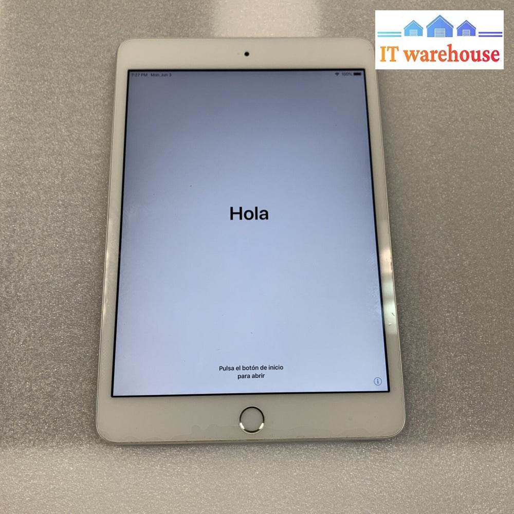 Apple Ipad Mini 3Rd Gen 16Gb 12.5.7 Silver (Read Please)