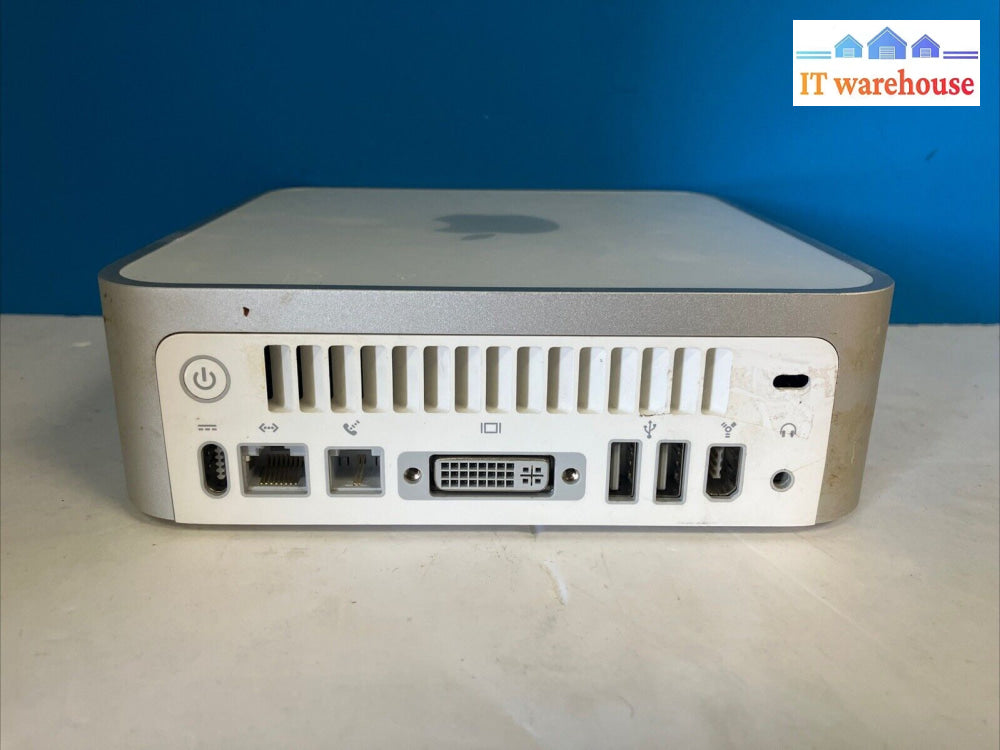 Apple Mac Mini A1103 Desktop Powerpc G4 Cpu / 512Mb Ram 40Gb Hdd/ Macos 10.4 ~