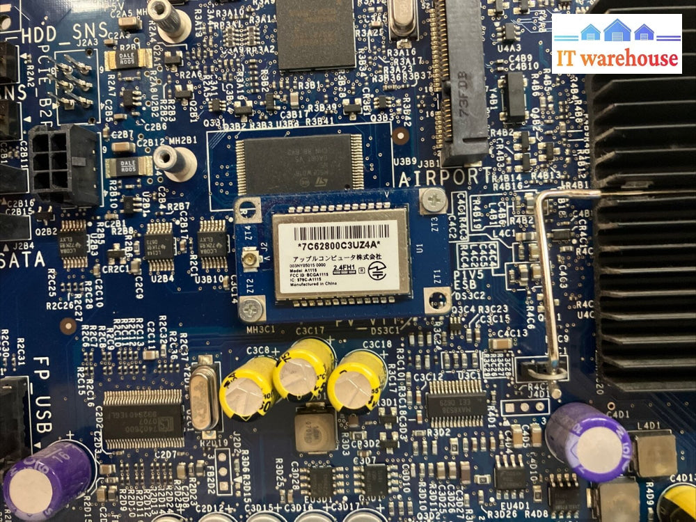 ~ Apple Mac Pro A1186 Pba D37625-502 630-7608 Logic Board With Duo Xeon 5150 Cpu