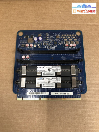 + Apple Mac Pro Ram Riser Boards D37706-501 820-1981-A W/2 X 2Gb Ram