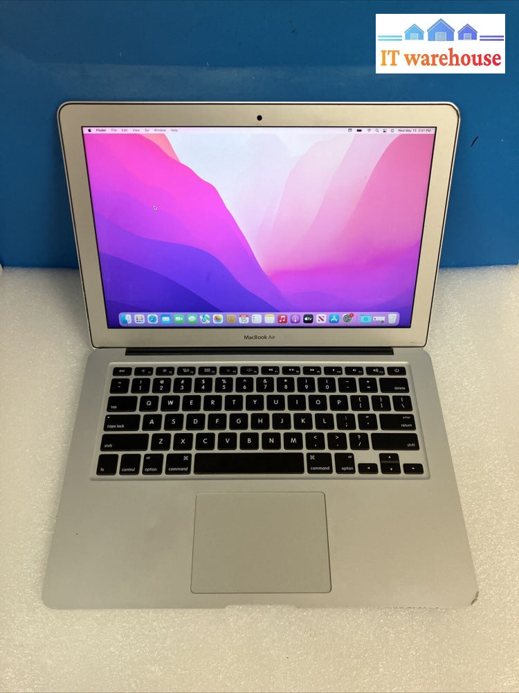 Apple Macbook Air 2015 A1466 13’ Laptop I5-5250U Cpu / 4Gb Ram 128Gb Ssd ~