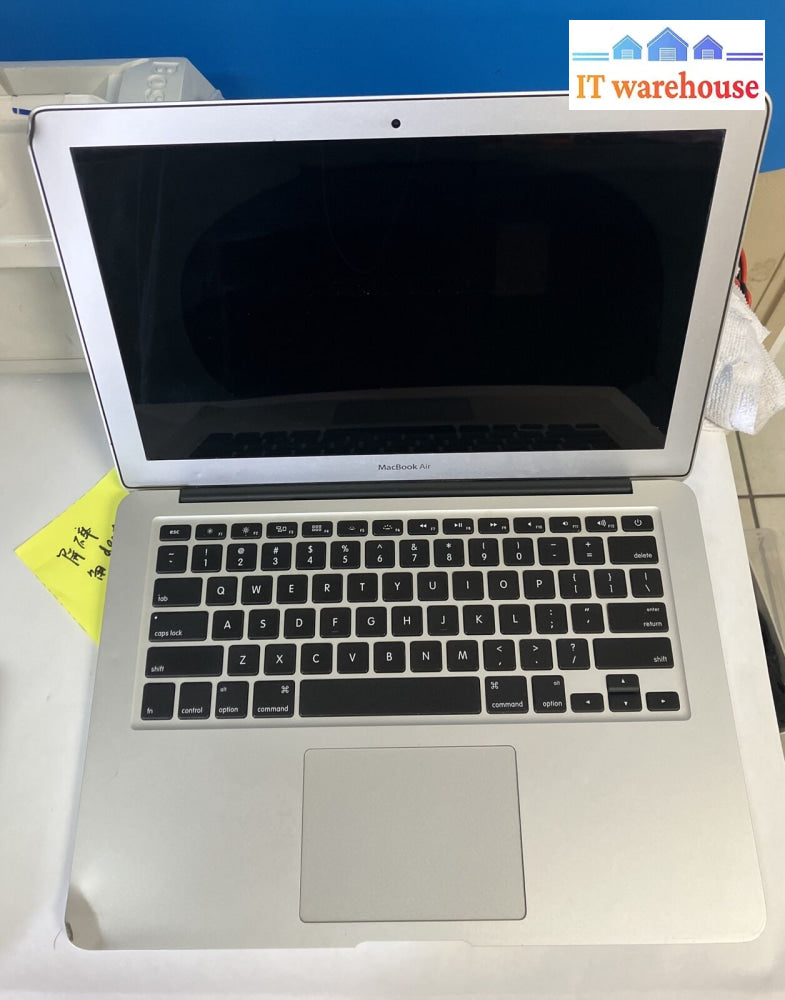 Apple Macbook Air A1466 Mid 2013 13’ Laptop I5-4250U Cpu 4Gb Ram No Ssd Read ~