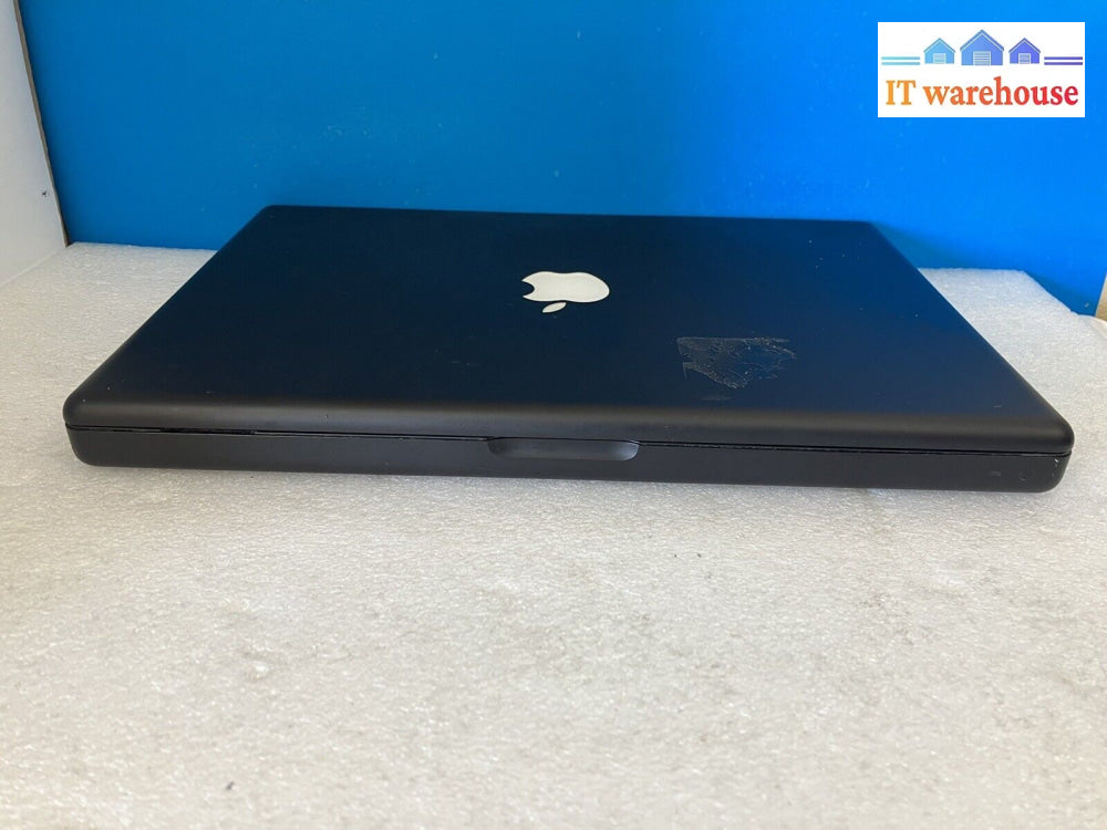 ~ Apple Macbook Black A1181 13’ 2008 Laptop C2D 2.4Ghz 4Gb + 250Gb Os 10.6 (Read)